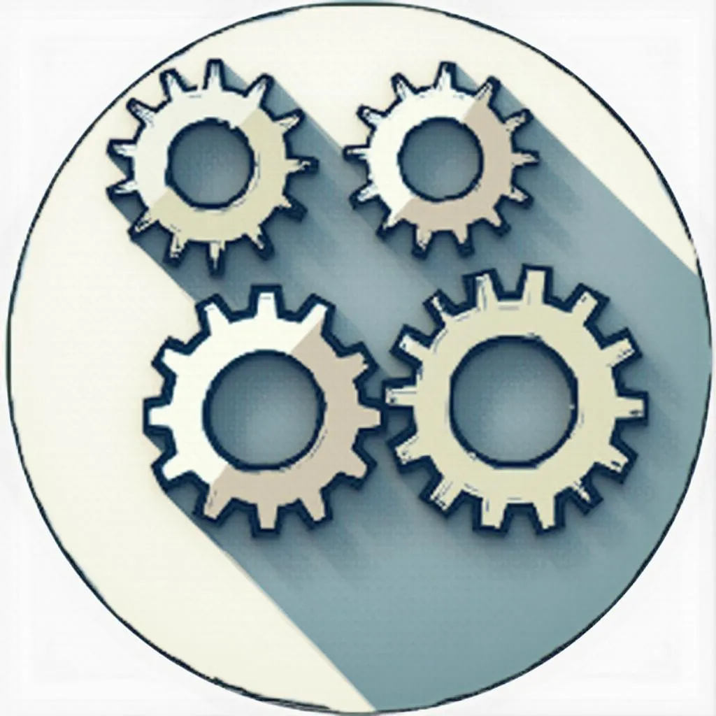 Icon representing automation and efficiency