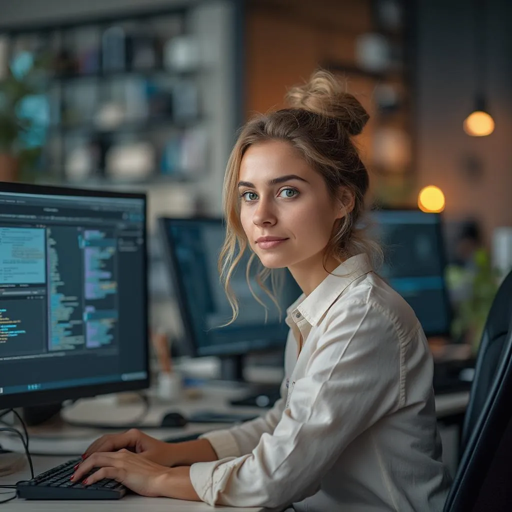 Portrait of Lead Software Engineer, Chloe Petit